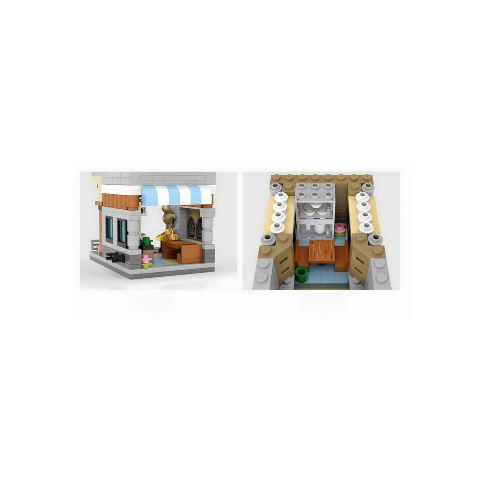 LOZ Mini Blocks: Kung Wo Tong Chinese Herbal Shop Building Set - Image 3 of 4