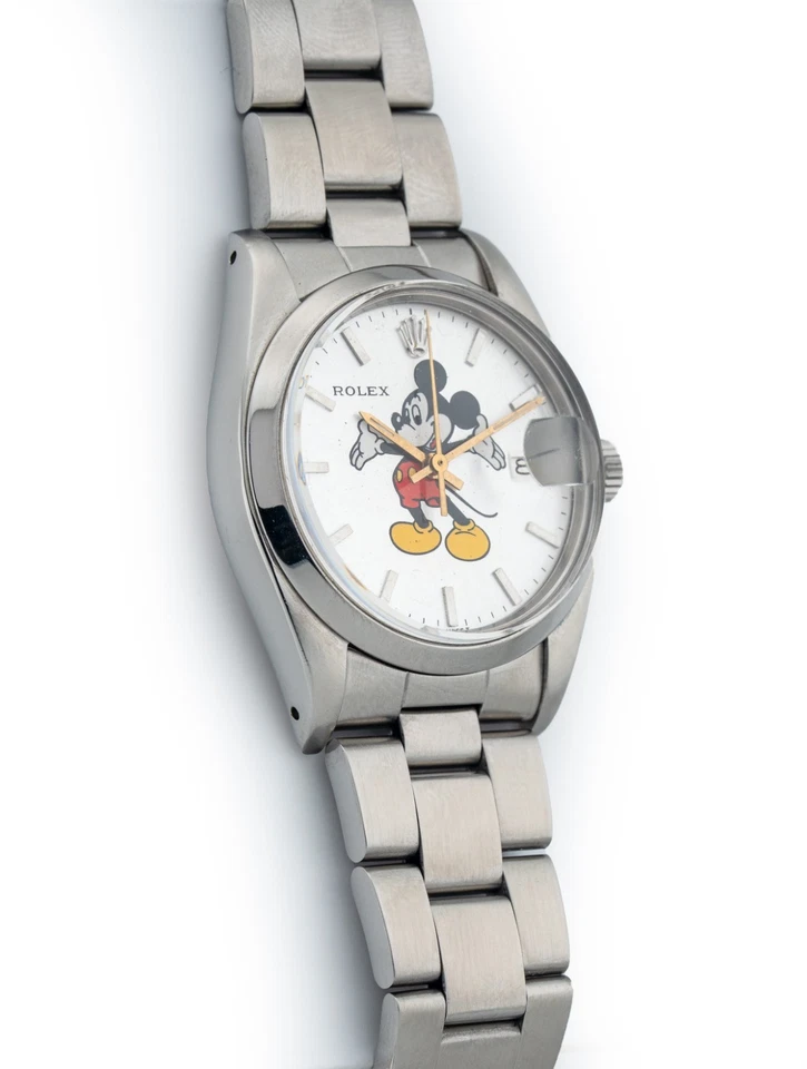 Rolex Vintage Oyster Precision Date 34mm 'Mickey Mouse' Dial - Ref 6694 - Image 2 of 4