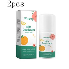 AU Kids Teens Natural Deodorant 50ml Aluminum Paraben Free Gentle Non-Irritating