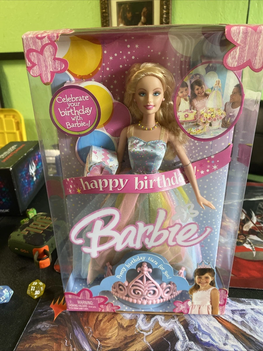 Mattel Barbie 2005 Year Manufactured Happy Birthday Barbie Dolls