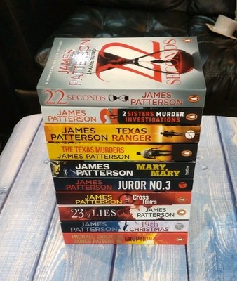 10 x James Patterson Paperback Books - (Bundle Job Lot) #2