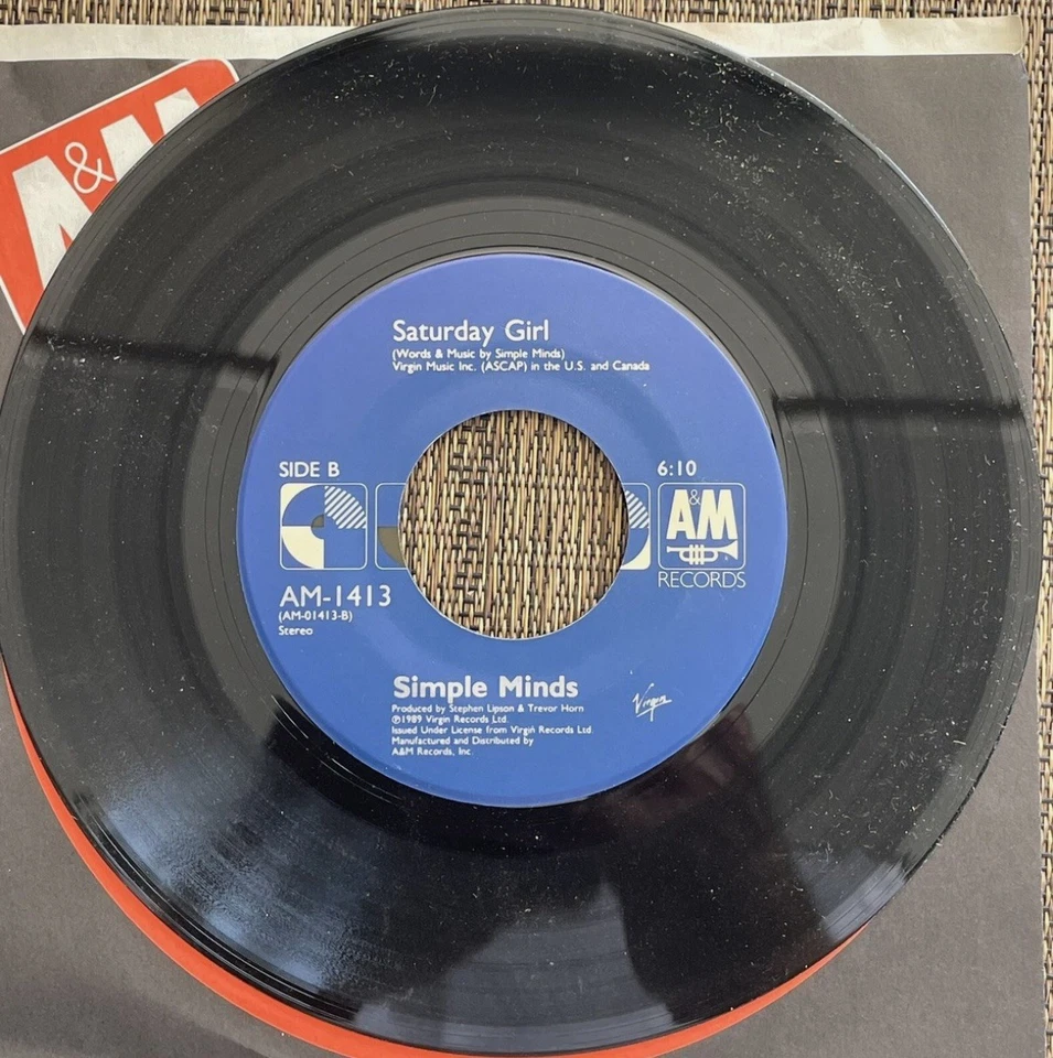 Simple Minds – This Is Your Land / Saturday Girl - A&M AM-1413 - M - Image 2 of 2