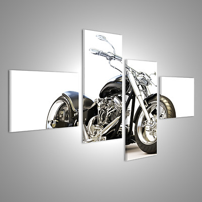 super Chopper Motorrad HD Bild auf Leinwand ARI-4LP