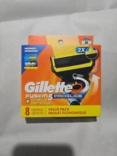 Gillette Fusion 5 Proglide Shield Defense Blade Refills - 8 Cartridges Total 