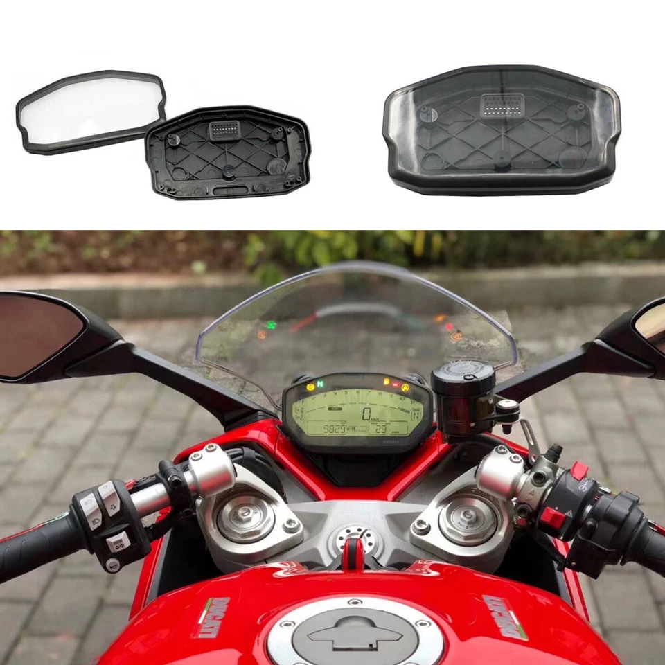 Cubierta de carcasa de instrumento velocímetro velocímetro para 1199 1299 Panigale 848 1198 Foto 4 de 4
