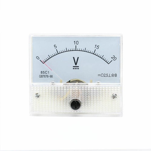 Analog Amp Panel Meter 2-30A DC Ammeter Current 10-50V DC Voltmeter Voltage 85C1 - Picture 11 of 24