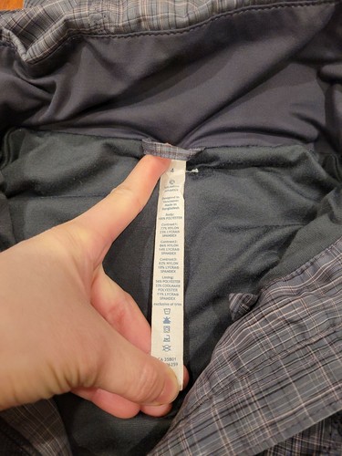 Lululemon Women’s Full Zip Hooded Jacket Vented Plaid Size 4 - Picture 8 of 9