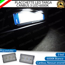 PLACCHETTE LED LUCI TARGA 3 LED SPECIFICHE LAND ROVER RANGE ROVER SPORT 6000K