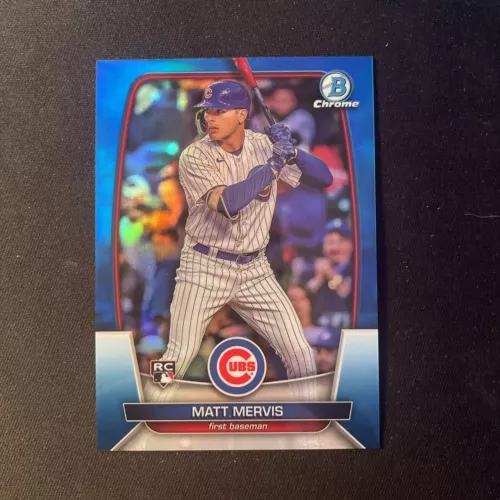 2023 Bowman Chrome Matt Mervis RC Rookie Blue /150 Cubs