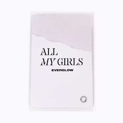Mia photocard EVERGLOW - ALL MY GIRLS (4TH SINGLE ALBUM) OFFICIAL