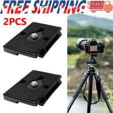 2x Quick Release Plate with 1/4'' Srew For Manfrotto 141RC 352R 128RC 390B 234RC