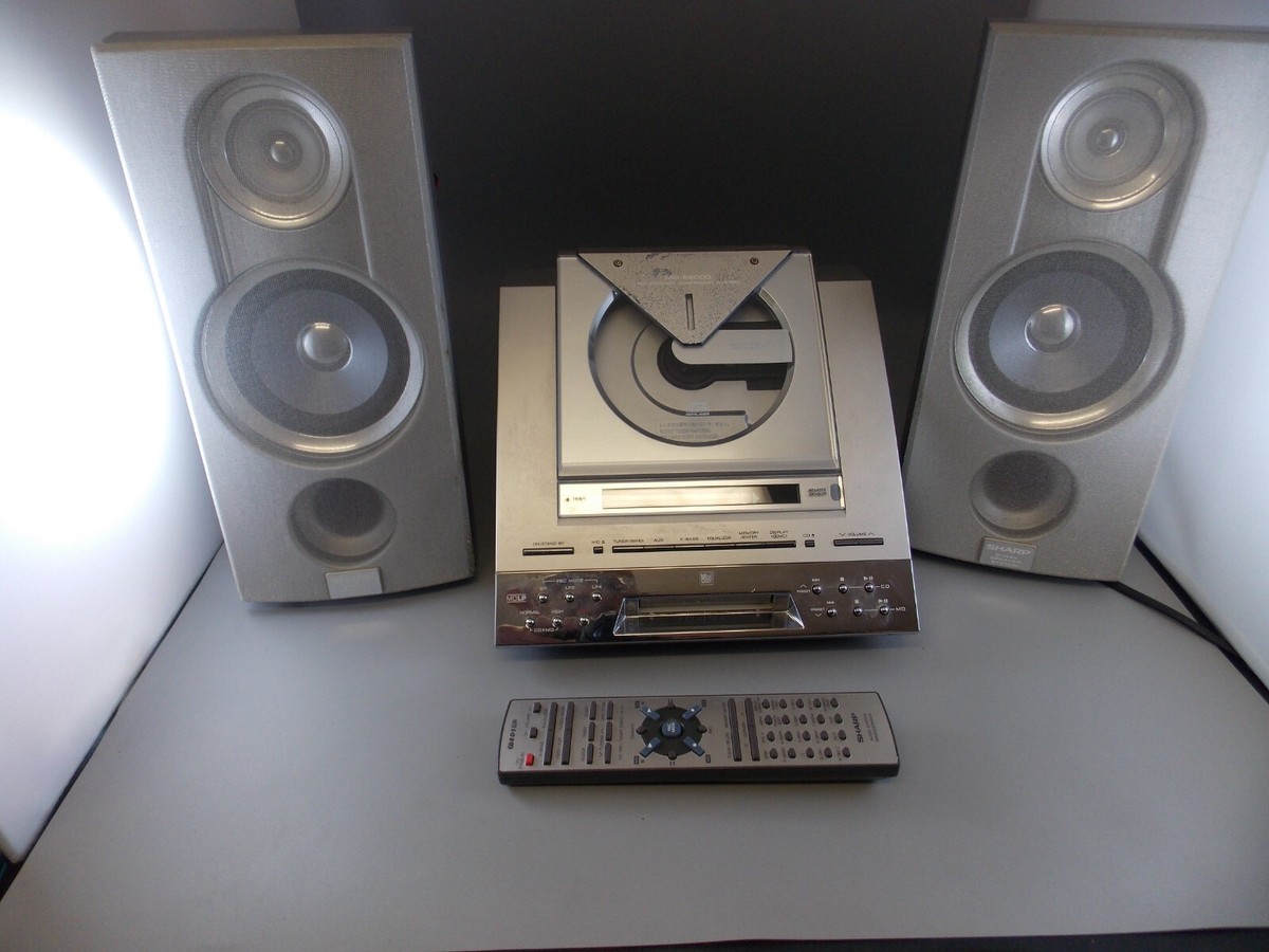 SHARP MD-E9000 COMPACT COMPONENT MINIDISC & CD PLAYER STEREO