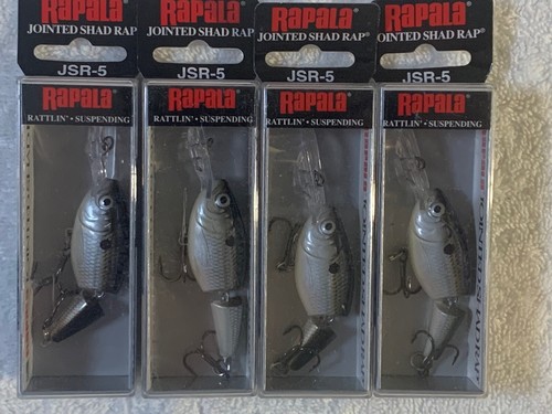 Lot De 4 Leurres Rapala Ultraléger F-3 – 1/16 Oz – Argent – F3