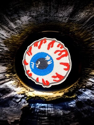 Evil Eye Halloween Embroidered Iron On Patch 2.45'' x 2.5'' FREE SHIPPING