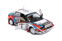 Lancia Delta Integrale 16V #1 3RD Safari Rally 1991 Solido 1:18 Modellauto Weiß
