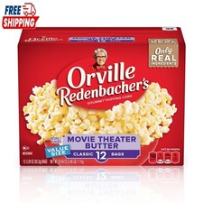 Orville Redenbacher  s Movie Theater Butter Popcorn, Microwave Popcorn, 12 Count