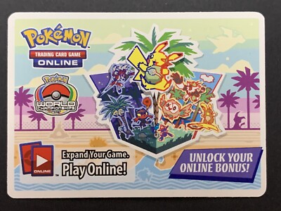 2017 Champions Festival SM78 Code Karte PTCGO PTCG Pokemon Weltmeisterschaften