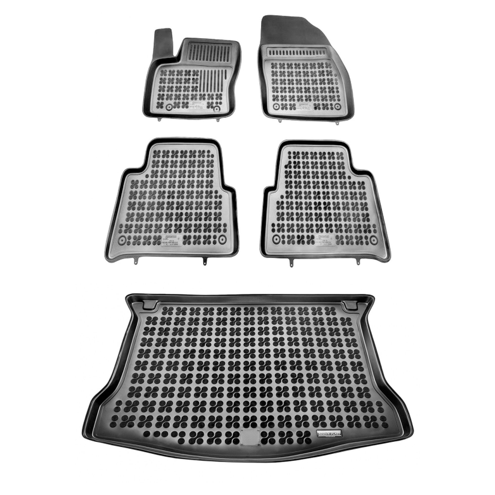 Tapis de sol Ford Kuga I 2008 2009 2010 2011 2012 tapis voiture moquette noire