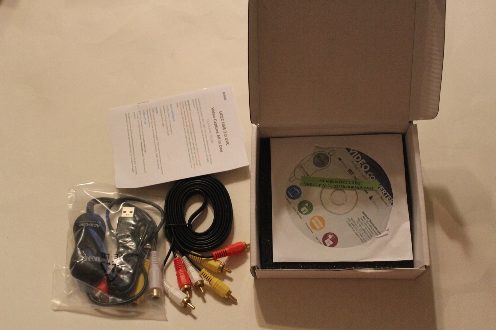 UCEC VIDEO CONVERTER MAC PC ALL IN ONE ANALOG TO DIGITAL VIDEO TRANSFER