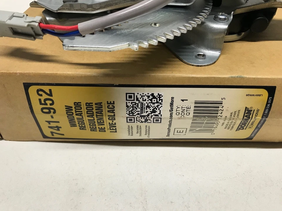 Conjunto de motor y regulador de ventana eléctrica trasero izquierdo Dorman se adapta a 97-01 Honda CR-V Foto 3 de 3