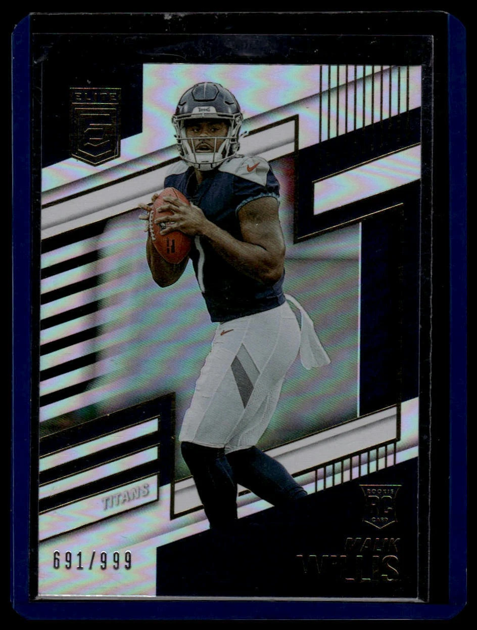 2022 Donruss Elite Malik Willis #102 RC,SN Silver /999 Titans