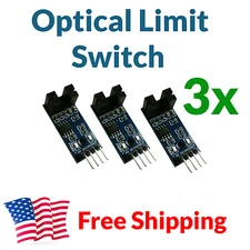 3pcs IR Optical Limit Switch Endstop Tachometer Speed Sensor Module for Arduino