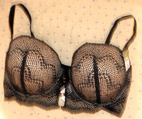 Adore Me Damen gepolsterter Spitzen Bügel BH Gr. 38DD NEU mit Etikett