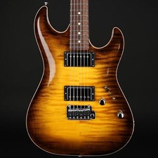 Patrick James Eggle 96 Carve Top HH in Tiger Eye Burst #31066