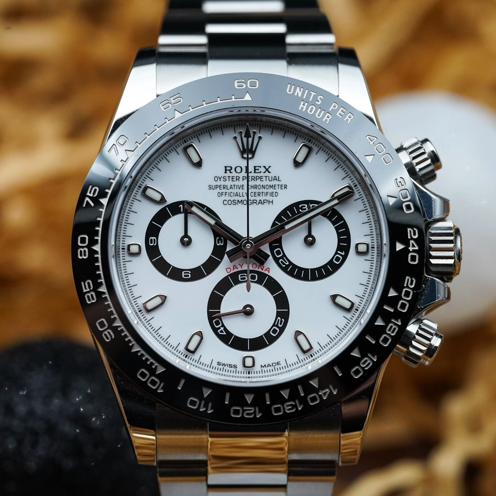 Rolex Daytona Panda 116500LN White Oyster Steel 40mm - Complete Set