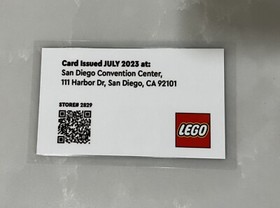 SDCC 2023 Lego Exclusive &ldquo;Brickbuster&rdquo; Membership Card New Con Exclusive Lego