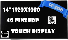 New 14" HP Part Number N00080-001 FHD LCD LED Touch Screen Elitebook 640 G9
