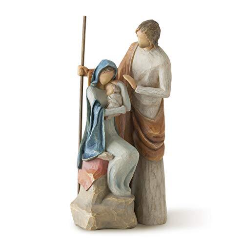 Willow Tree Sacra Famiglia Resina, Design di Susan Lordi, 19 cm (F3X)