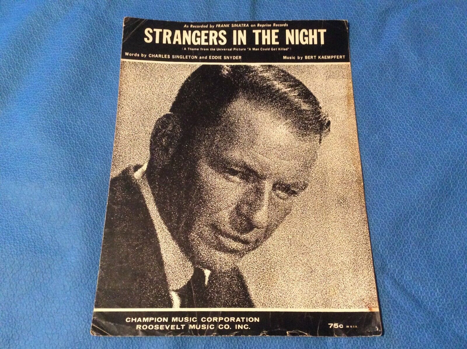 Strangers In The Night Sheet Music, Frank Sinatra