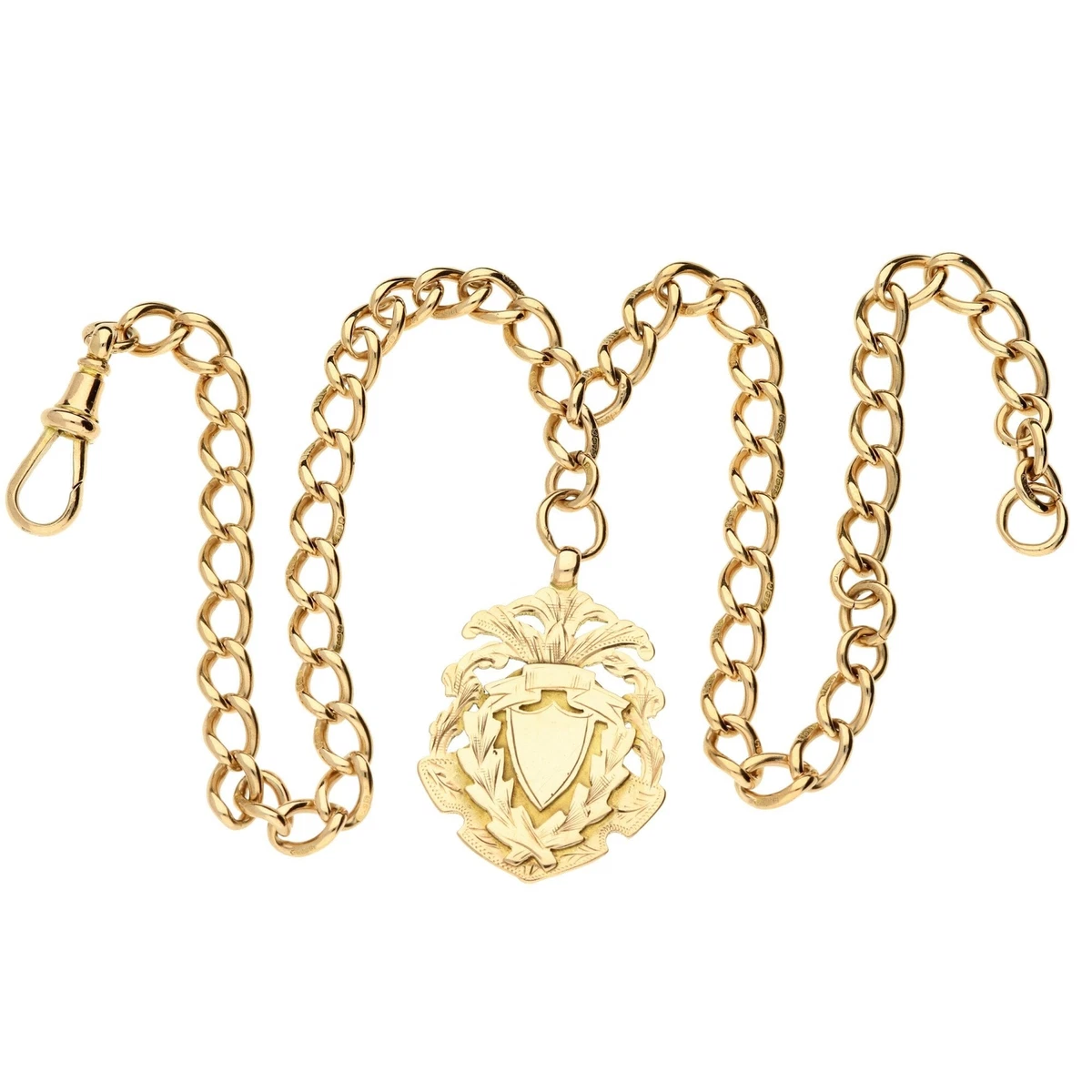 Gold albert pocket watch chain sale