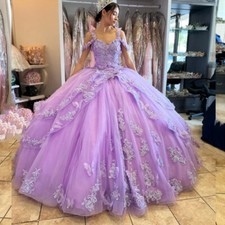 Wedding Dresses Bridal Ball Gowns Lace Appliques Corset Lace Up Adjusted Back