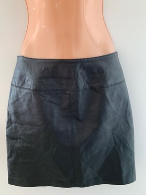 Leder Emotion echt Leder Rock XS 32 EUR 34 Bund 34 Hüfte 45 Länge 42 NEU.