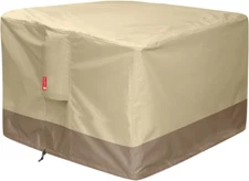 Gas Fire Pit Cover Square - 600D Heavy Duty Patio Outdoor Fire Pit Table Cover