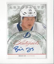 2012-13 Artifacts Autofacts Brian Lee AUTOGRAPH Lightning