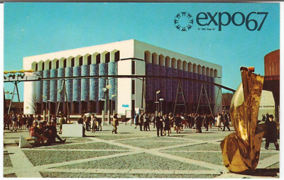 Postcard ''Expo 67 - The Iran Pavilion, Montreal, Canada''