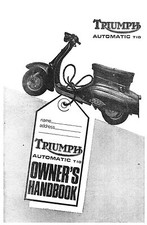 (1354) Triumph T10 Owners book