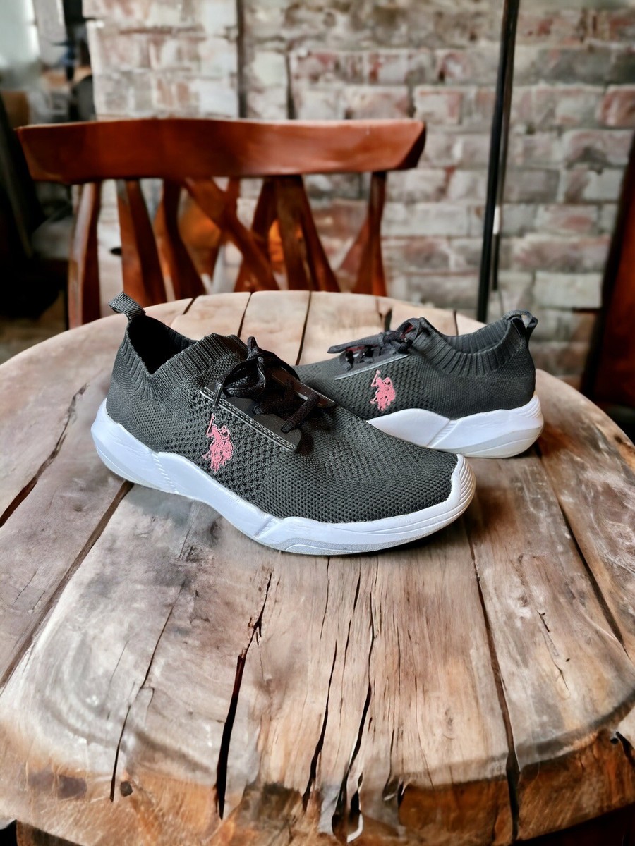 US POLO ASSN TIFA-K Women's Black Casual Running Sneakers