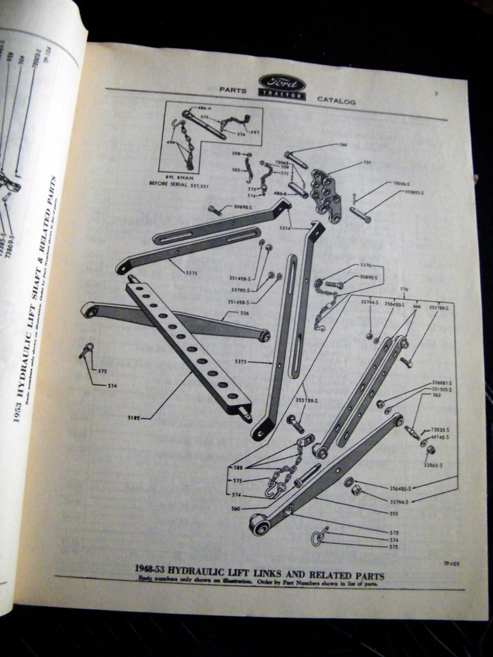 19391953 Ford Tractor Master Parts Book 9N 2N 8N NAA Illustrated