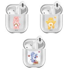 OFFICIAL CARE BEARS CLASSIC CLEAR HARD CRYSTAL COVER CASE FOR AIRPODS