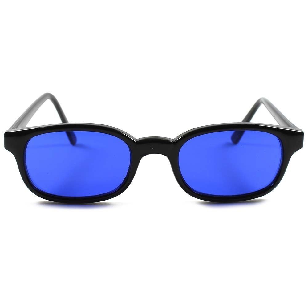 Blue Lens Vintage Retro Fashion 80s Mens Womens Small Rectangle