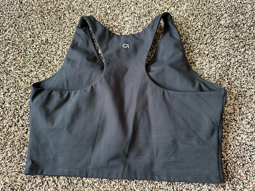 Gap Large Black Sports Bra Crop Top New - Picture 3 of 3