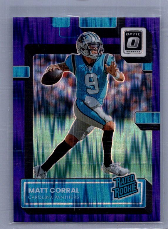 2022 Donruss Optic #204 Matt Corral Purple Shock