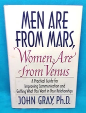 Men Are from Mars Women Are from Venus Guide Relationships John Gray 1992 HC 1st