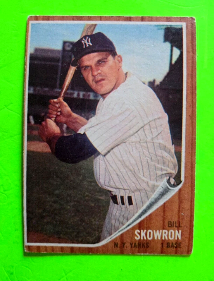 Lote de 9 1962 Topps NY YANKEES Vintage Béisbol Elston Howard, Al Downing RC Foto 3 de 4