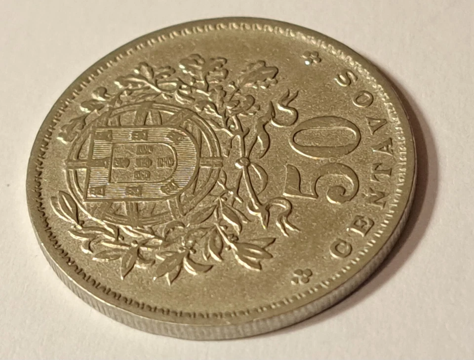 50 CENTAVOS 1929- 葡萄牙 — 第 4/4 张图片