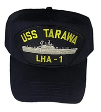 USS TARAWA LHA-1 HAT - Navy Blue - Veteran Owned Business